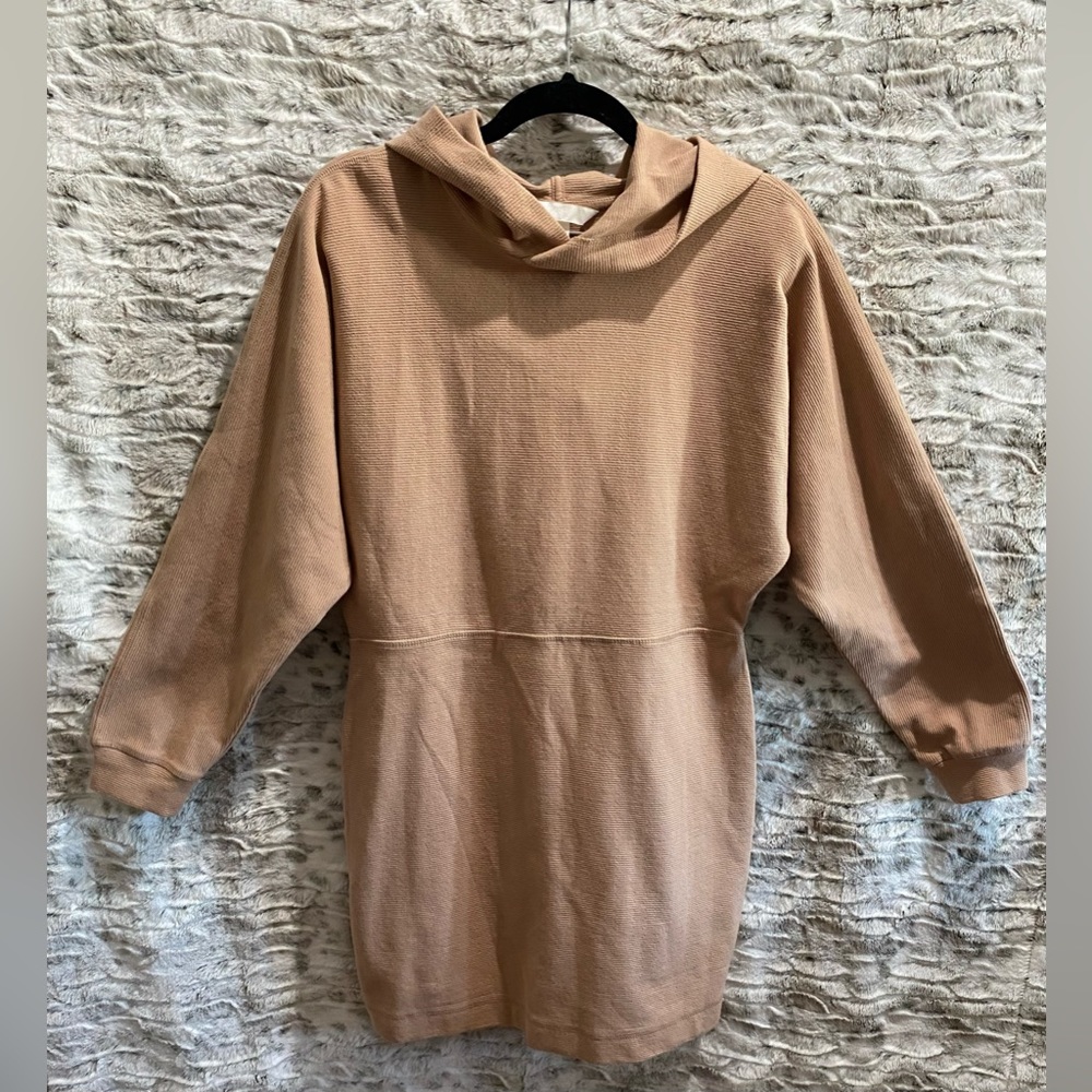 H&M Petite Hooded Dropped-Sleeve Dress